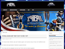 Tablet Screenshot of nfainternational.com